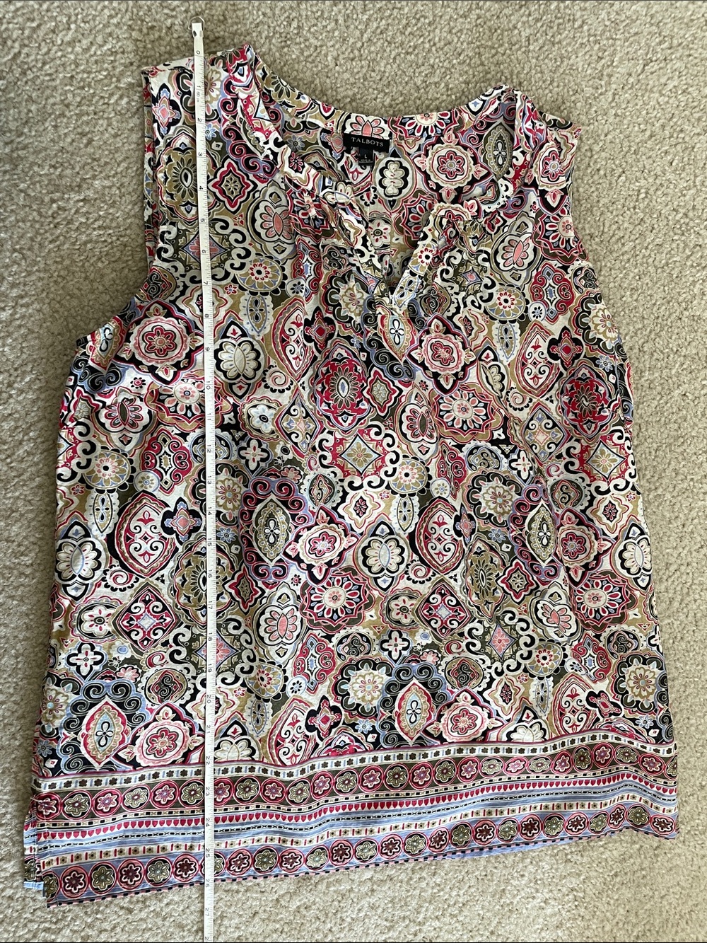 Size L Set of 2 sleeveless tops Talbots and Loft - Picture 8 of 10